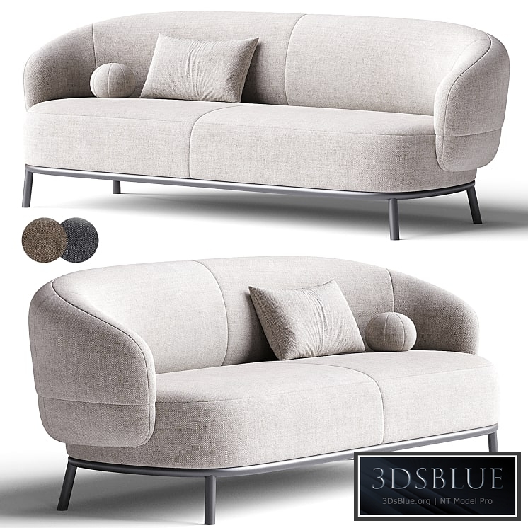 JULIET | Fabric sofa By Domkapa