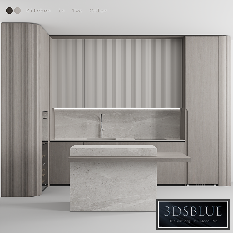 Kitchen №148 "Dark and Milk"