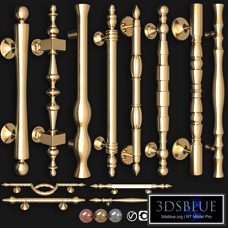 Collection of door knobs and handle-set 017