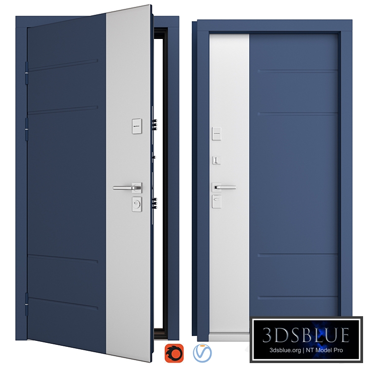 Entrance metal (aluminum) door Creo_315 (WISNIOWSKI)