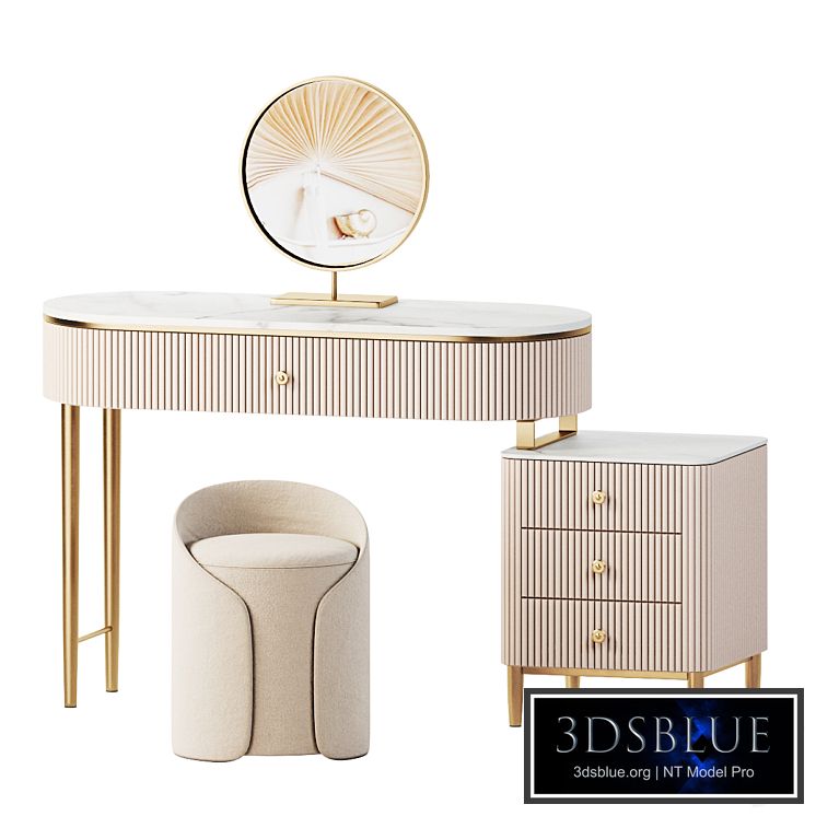 Vandana Interiors Makeup Vanity Set