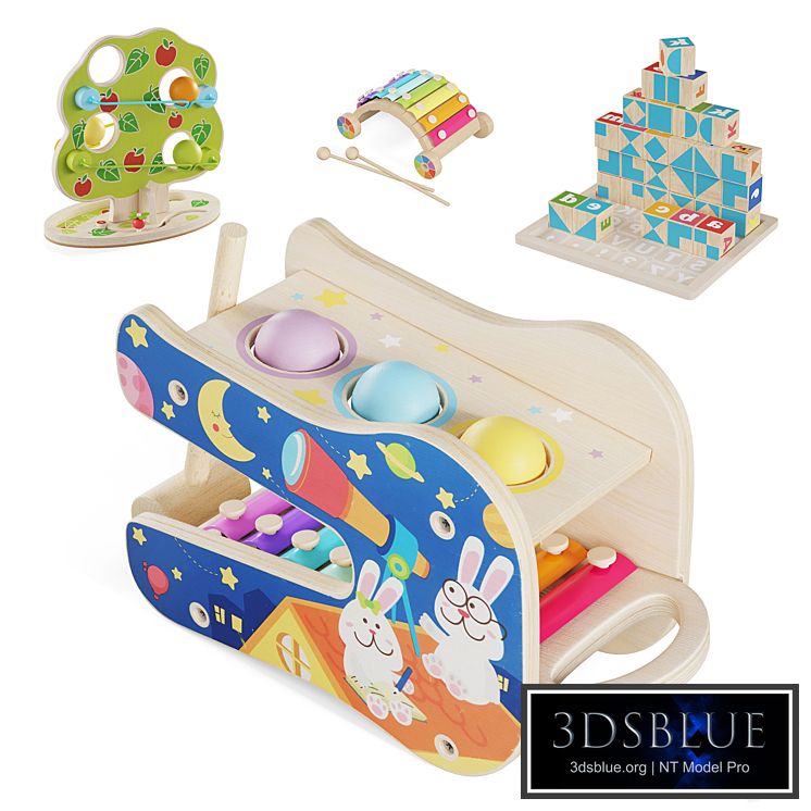 Lucy&Leo Wooden Toy Set