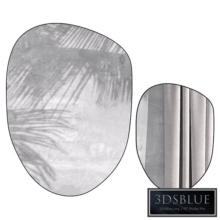 Irregular-shaped mirror, Zara Home