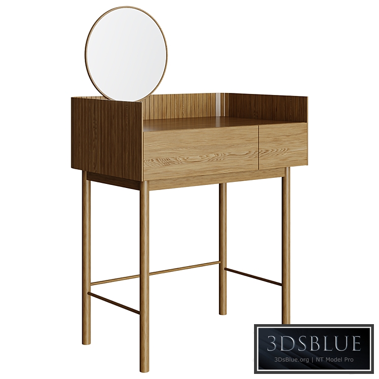Dressing table with 2 drawers Lazar