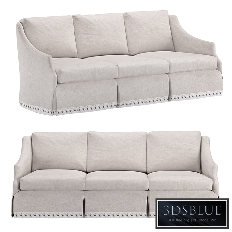 Fiora Waterfall Skirt Sofa V955W-S