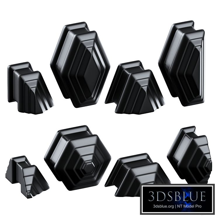 Glass blocks. Set 5.