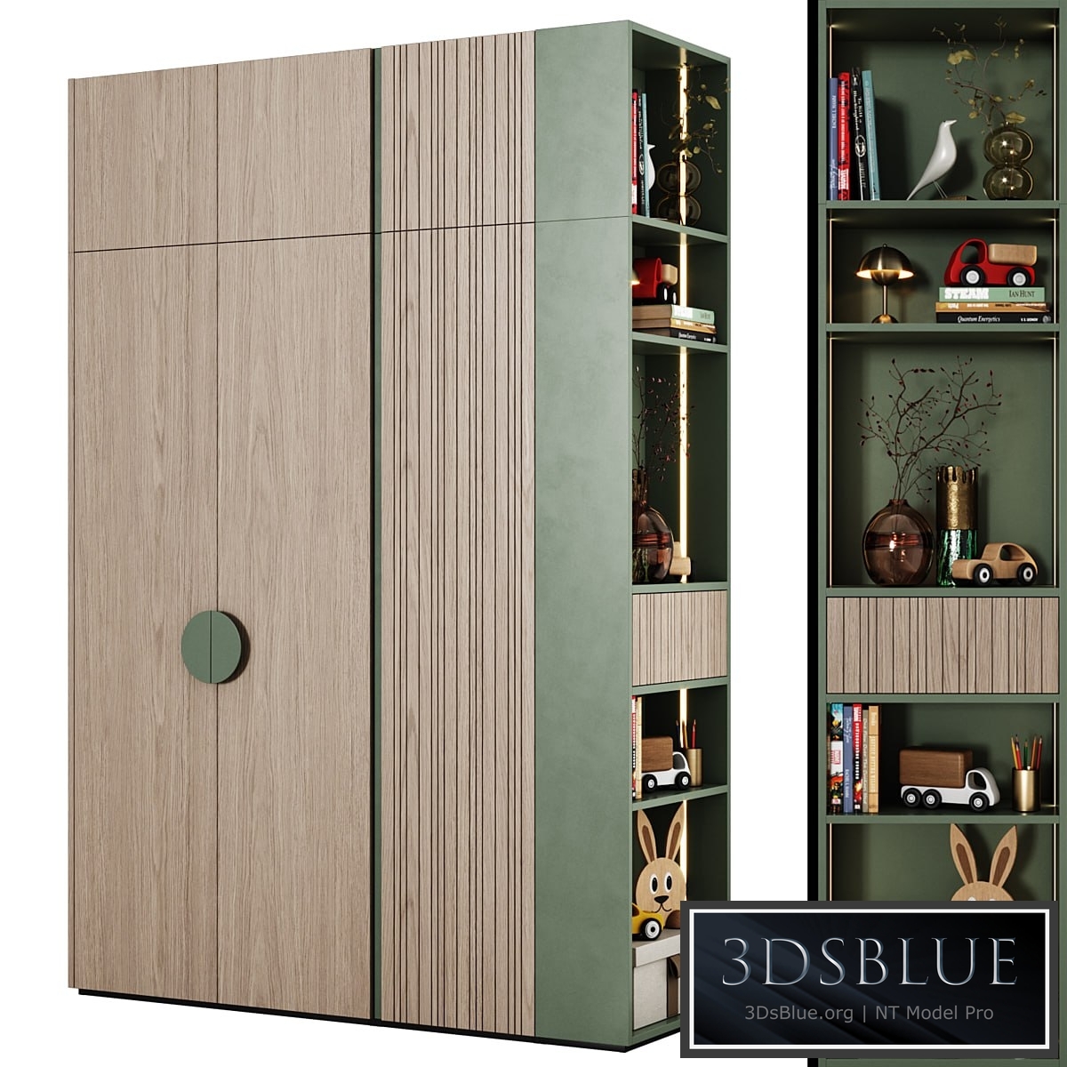 Wardrobe children&#39;s modular 02