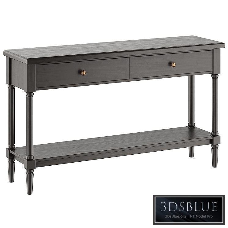 Console with drawers and shelf BLUES