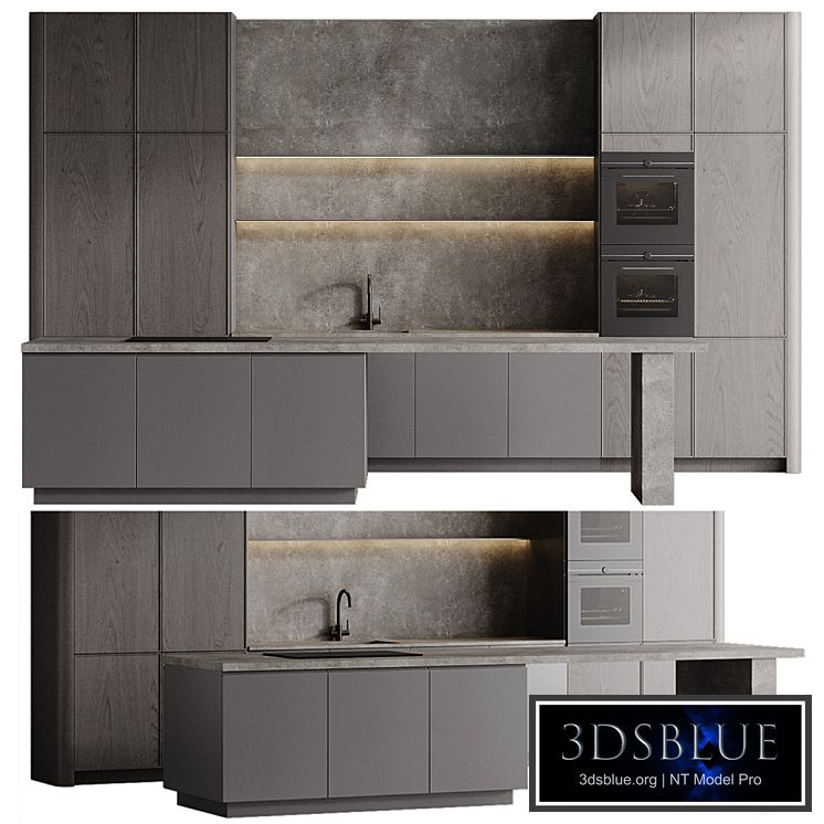 Kitchen with island 005