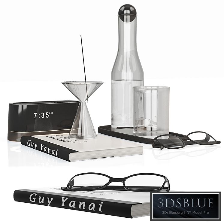 Minimalistic men decor with a carafe