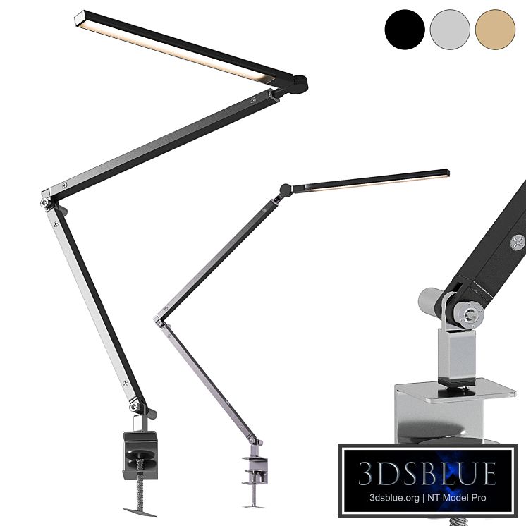 Clamp table lamp RH Restoration Hardware Z-bar