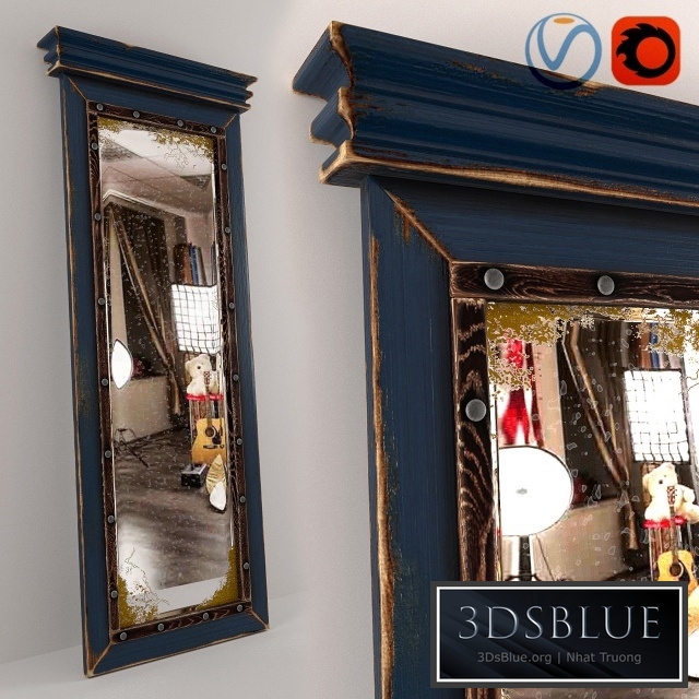 The old full-length mirror