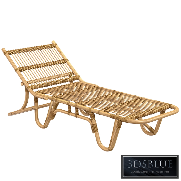 1960s Riviera Style French Chaise Longue