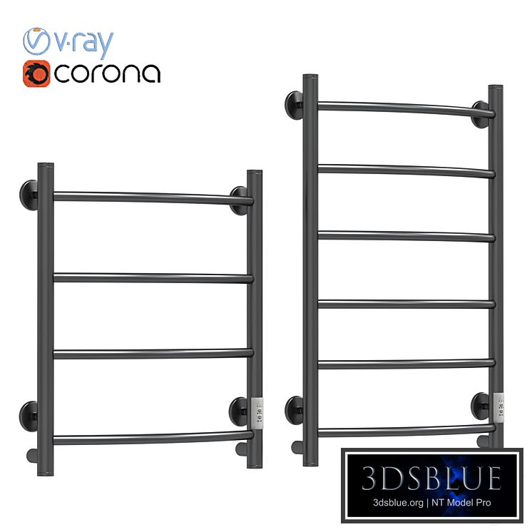 Electric towel warmer EWRIKA Safo PR1 80x50, black
