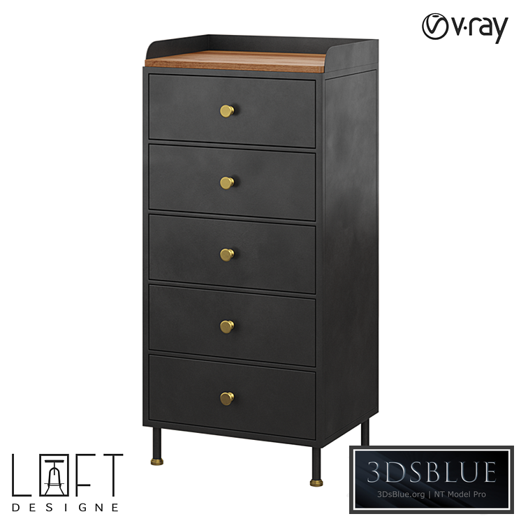 Chest of drawers LoftDesigne 82357 model