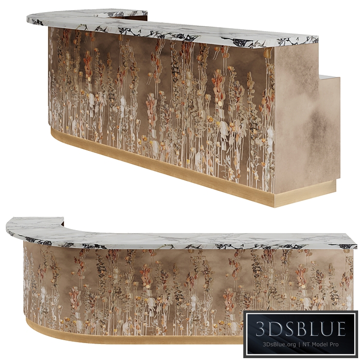 Bar counter with flowers by Nuova Home