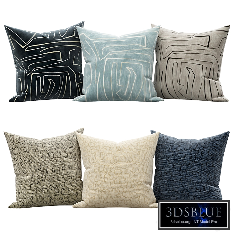 Set of decorative pillows 003