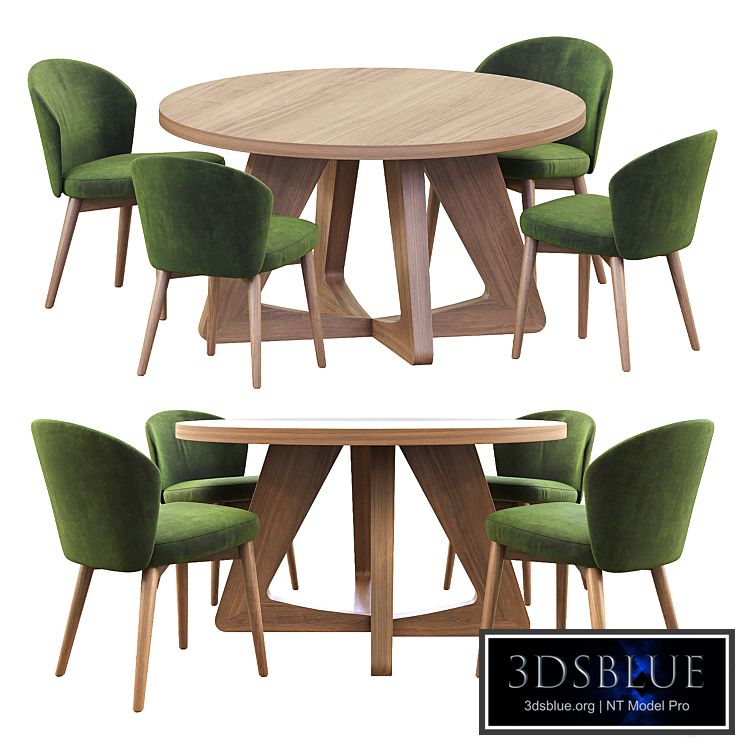 Table with chairs - Lsd Martín Consuegra