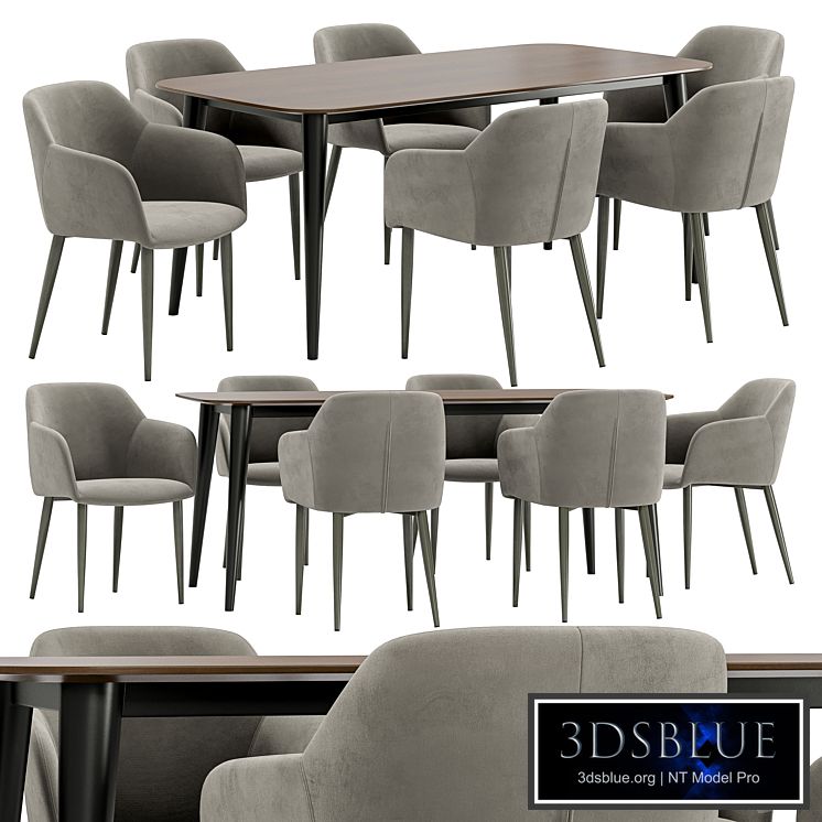 Cecilia dining chair and Sevilla table