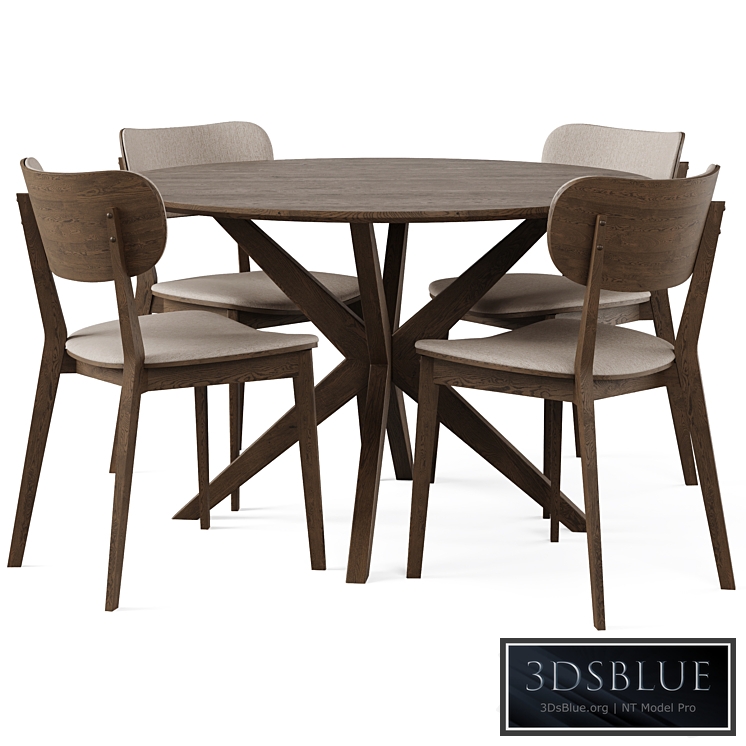 Dining Set 5 by Rowico Home