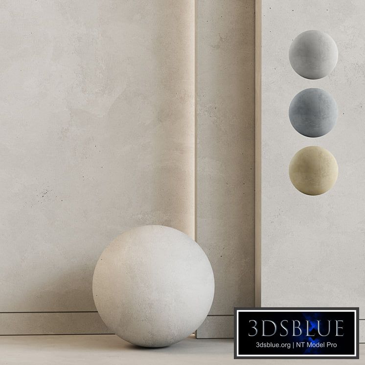 Decorative Plaster 01 by Devran3D