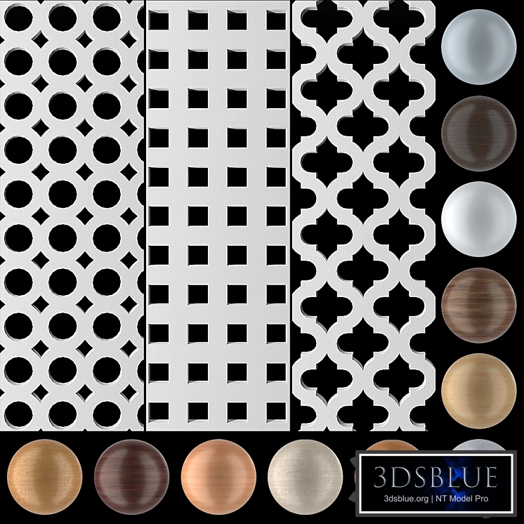 India, circo, quad 10-20. Perforated panels. Arkmaster