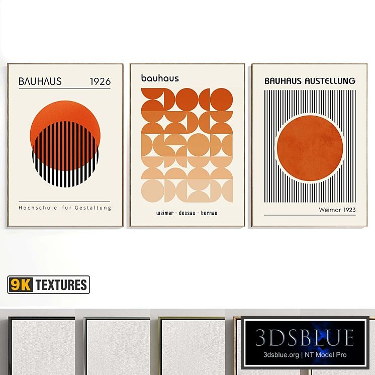 Abstract Painting Set of 3 pieces - No 45