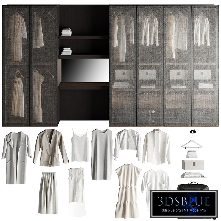 Tumidei Armadio Anta Telaio Battente Wardrobe