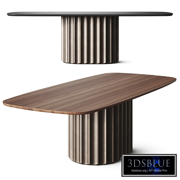 Bonaldo Dorian Wooden Dining Table