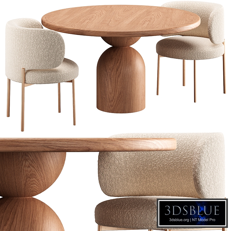 BELL TABLE and AKIKO CHAIR