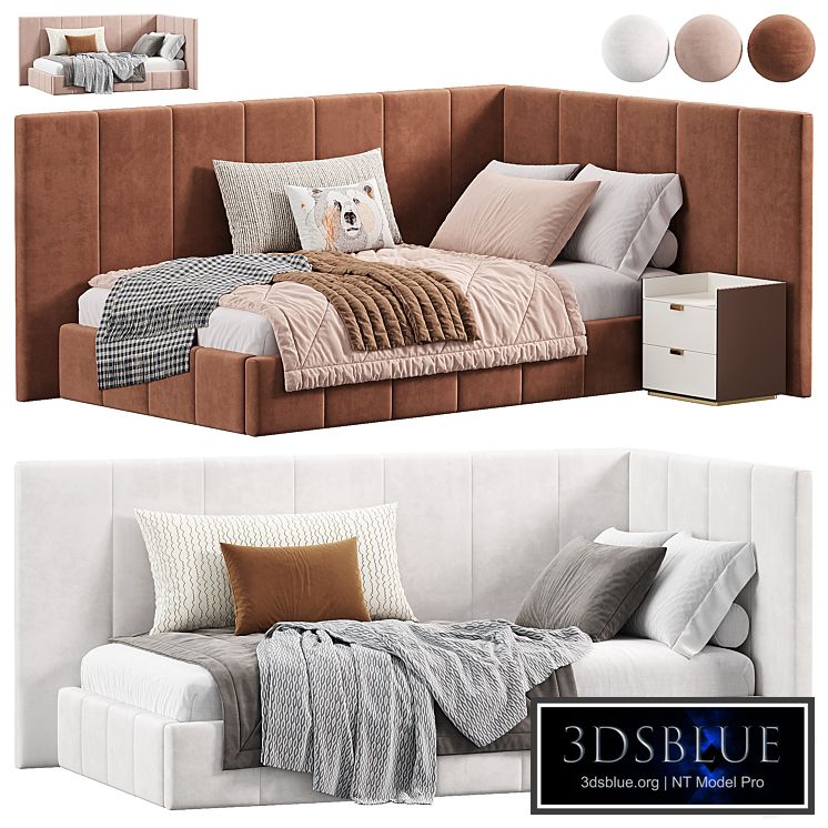 Corner bed Dandy kids by sensorsleep