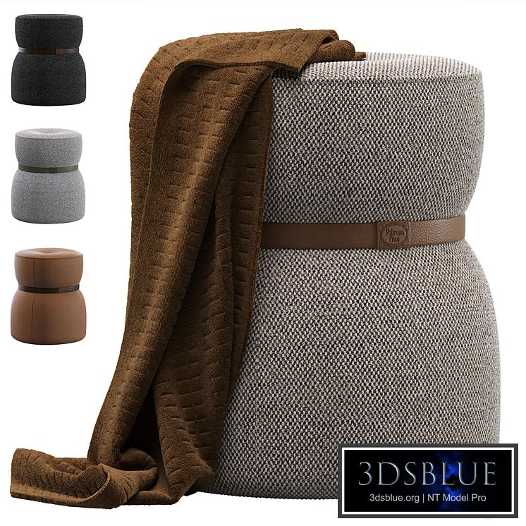 Pouf LEPLÌ by Poltrona Frau