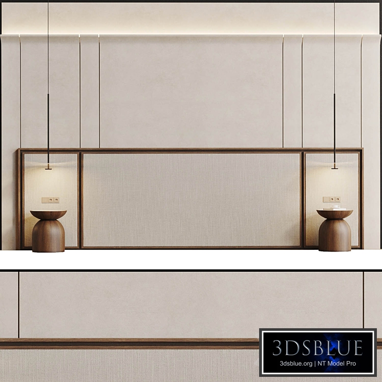 Decorative 3D wall panel 007