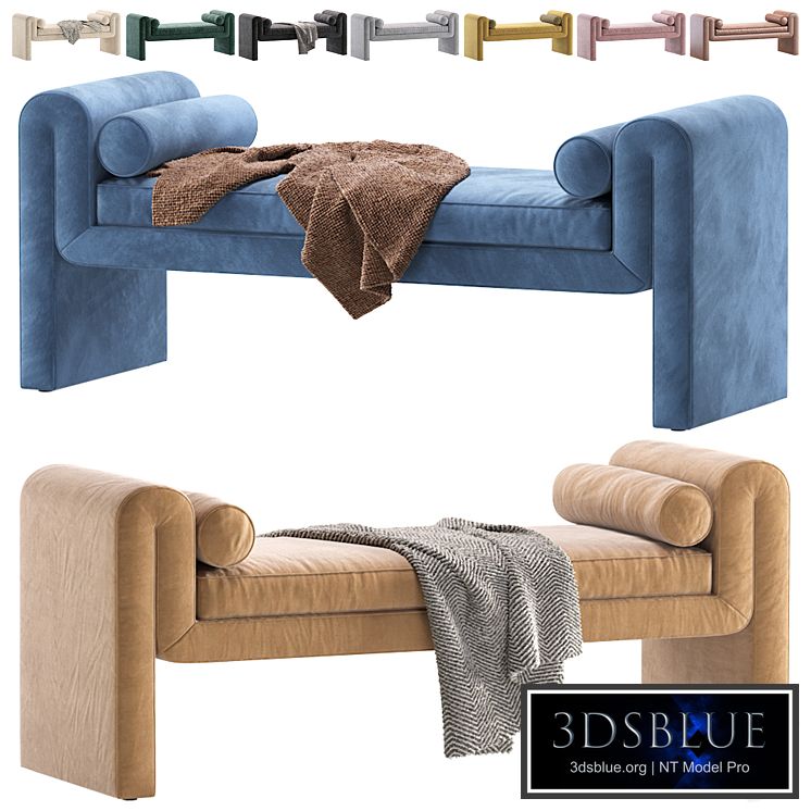 Mitchell Accent Bench By Burke Decor/Скамейка Митчелл Акцент