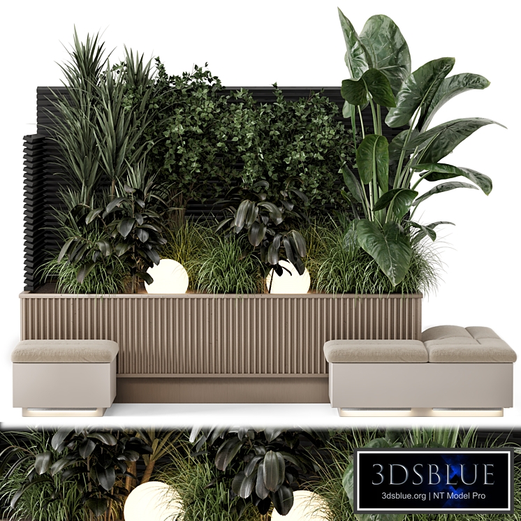 Backyard and Landscape Set Bush and Tree - Set 1452