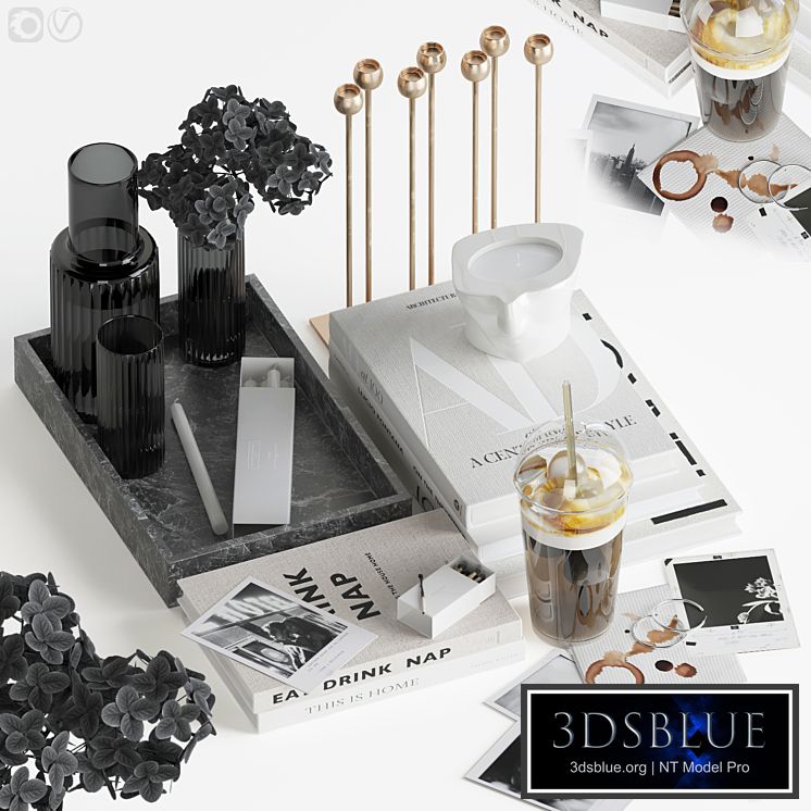 Decorative coffee table set - 04