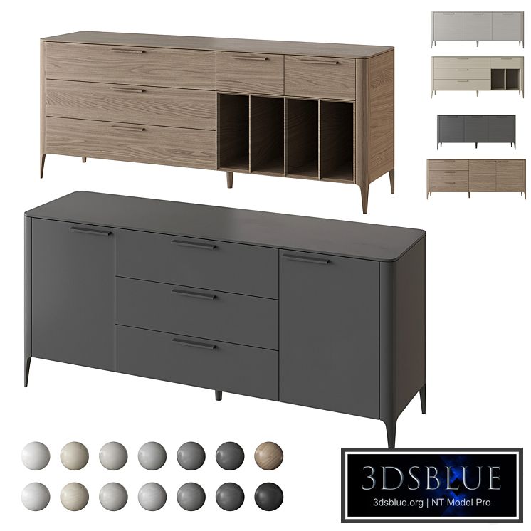 Cabinet 6 size Type Ellipse 14 colors