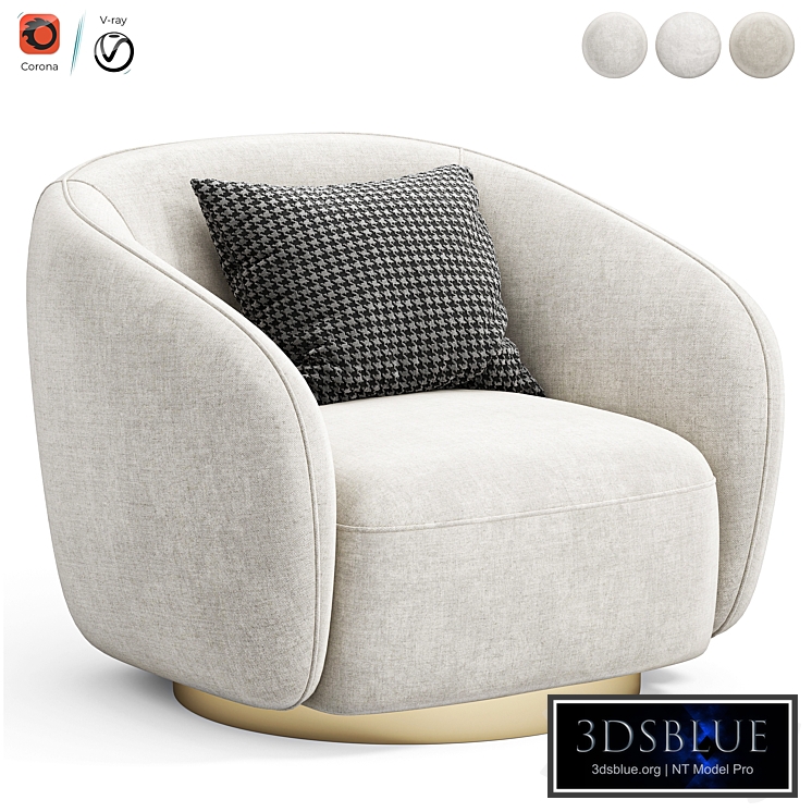 Swivel Chair Brice by Eichholtz