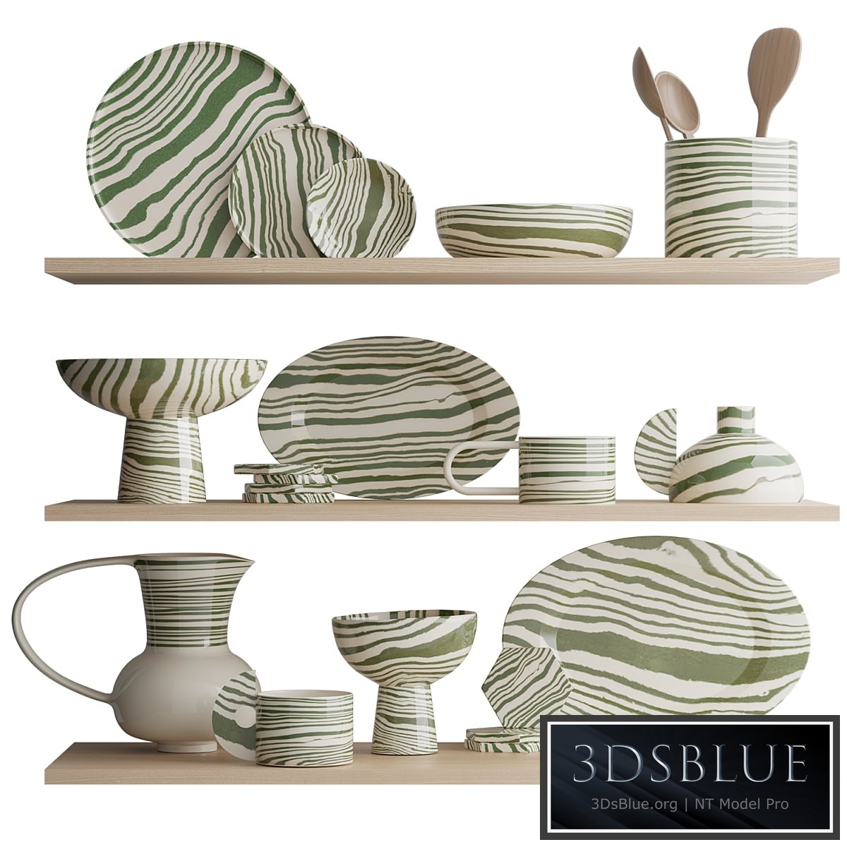 Set of dishes