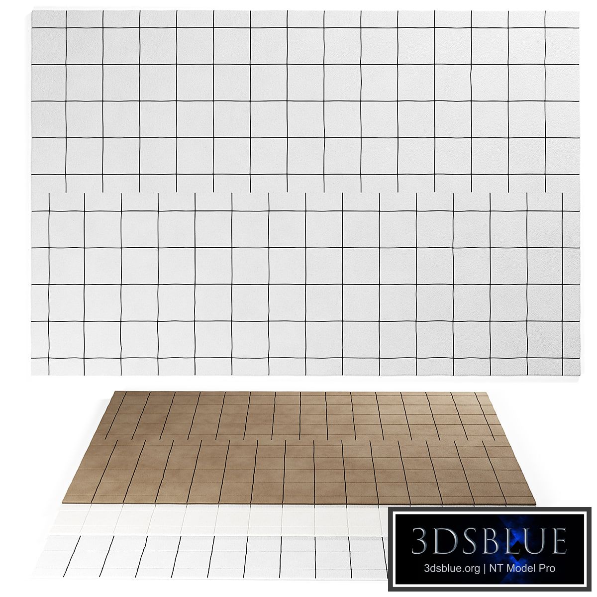 Grid Rug by NORDIC KNOTS