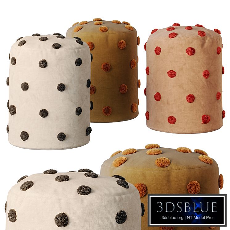 Dot Tufted Pouf by Ferm Living