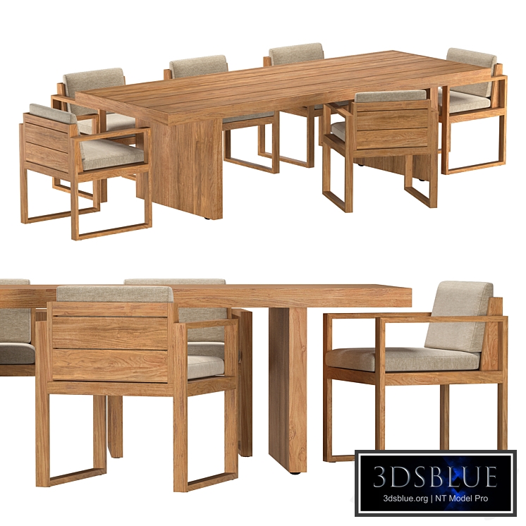 CAPE TOWN TEAK Dining group