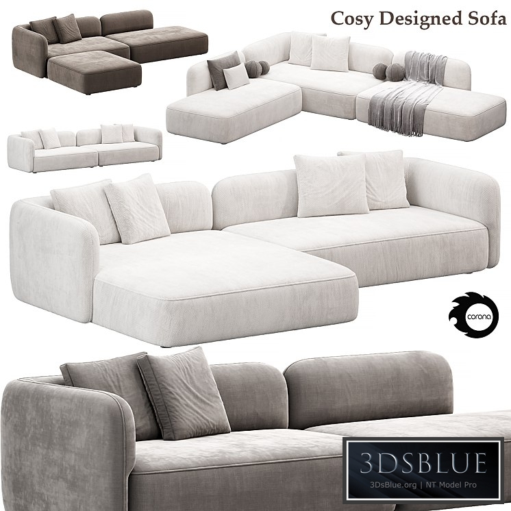 Cozy Sofa Designed by Francesco Rota, sofas