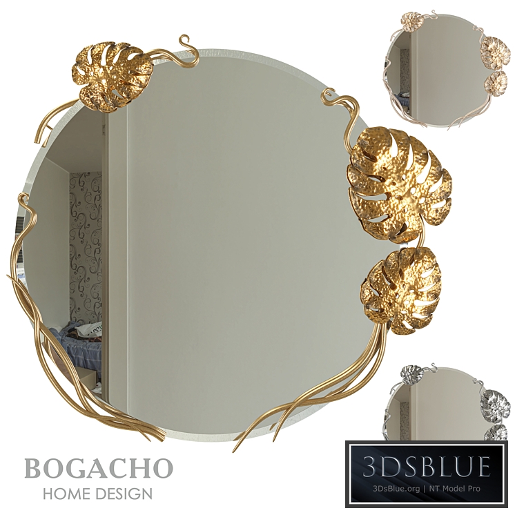 Wall mirror Monstera Deliciosa