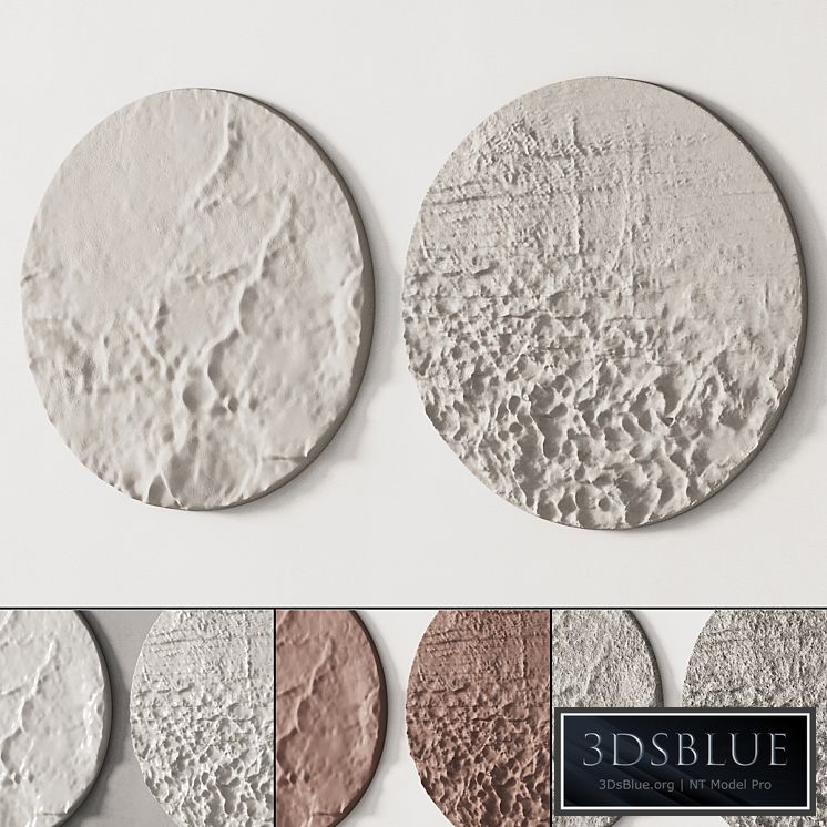 279 decorative wall art 11 round artworks P02