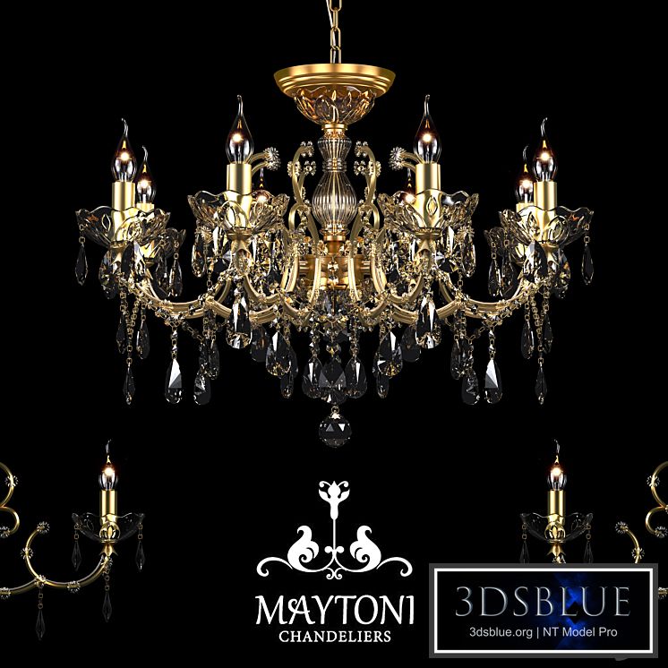 Chandelier Maytoni DIA004-08-G