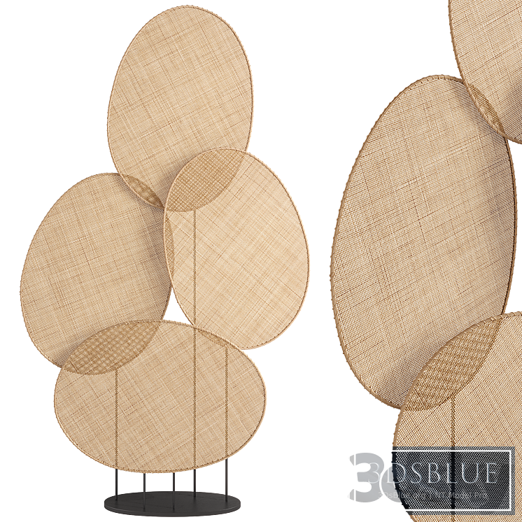 Canopee Woven Rattan Screen, La Redoute