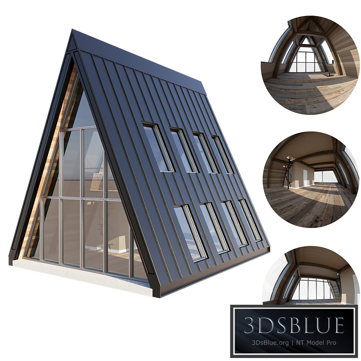 A-Frame Forest House