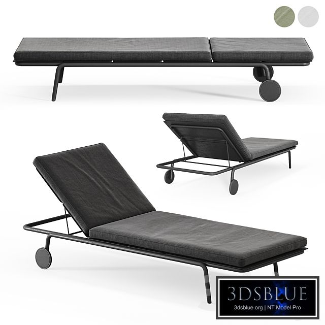 Sun lounger August by Vincent Van Duysen