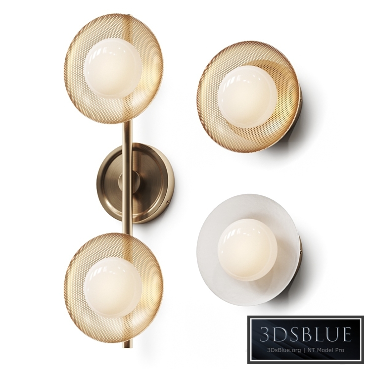 West Elm Bezel Wall Lamps